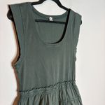 Daily Practice Anthropologie Mini Bubble Dress Deep Teal Green Size L Photo 3