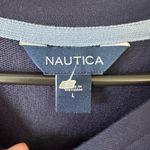 Nautica Navy Blue Long Sleeve and Pant Pajama Set Size L Photo 4