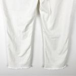 Anthropologie Pilcro And The Letterpress White Script Frayed Hem Jeans, Size 28 Photo 10
