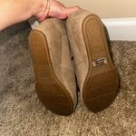 Toms Ankle Wedge Boots Women’s Tan Suede Beige Lace Up Heel Shoes Chukka Photo 7