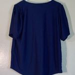 Trixxi Dotted Knit Soft Slit Sleeves V-Neck Blouse Women Size Large Photo 2