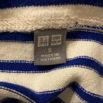 Uniqlo  blue white‎ striped sweatshirt dress small Photo 7
