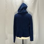 Basix Lifestyle Albuquerque NM Chenille Fuzzy Zip Women’s Hoodie Sweater Size M Photo 3