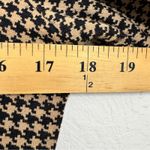 Ann Taylor Tan Black Houndstooth Cardigan Sweater Womens SP Preppy Y2K Academia Photo 3