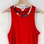 Splendid X Margherita Ciao Bella Racerback Tank Dress In Amore Red Linen Photo 2