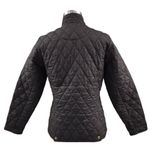 Lands' End  Quilted Polyester Dark Brown /Pink Lining Jacket Women Sz S 6-8 NWOT Photo 1