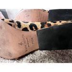 Kate Spade  Leopard Print Calf Hair Roger Lace Up Ankle Booties‎ Heels Size 7.5M Photo 9
