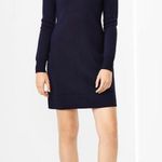 Gap Merino shoulder-patch dress sweater  navy size S Photo 0