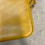 Samsonite Profile Vintage Faux Leather Vinyl Marigold Yellow Weekender Zip Bag Photo 9