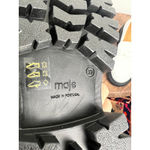 Maje NWT  White Leather Platform Loafers Chunky Sole Gold Detail Women Shoes 39 Photo 3