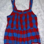 Loft  Red & Blue Tank Top NWOT size Medium Dress / Fourth of July Patriotic Tank Photo 0