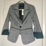 INA  plaid zip blazer size S Nwt Photo 0