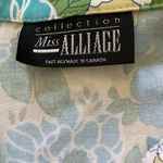 Beautiful Womens 60/70’s Floral Coat/Jacket/Top Pearl Snaps 3/4 Sleeve Small Green Photo 3