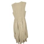 Ramy Brook Brown Crepe Hourglass V-Neck Smocked Waist Preslie Dress Size XL Photo 5