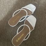 Dream Paris White straps wedge heels Photo 6