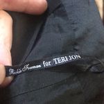 Teri Jon Black Silk Skirt Sz 6/8 Photo 4