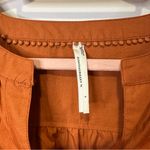 Anthropologie  orange blouse size large Photo 2