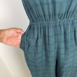 American Eagle  Plaid Green Jumpsuit Size Small Photo 3