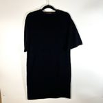 COS Womens Cotton Short Sleeve A Line Short Sleeve Shirt Dress Black Size Small Photo 5