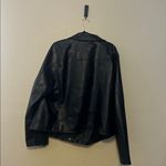 Anthropologie  Saige Faux Leather Moto Jacket in Black Size 3X NWT Photo 6