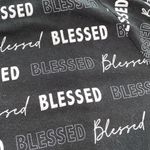 Rebellious One  Blessed print sweatshirt size medium Photo 3