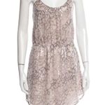 Rebecca Taylor  Sequined Leopard Animal Print Dress‎ with Elastic Waist size 6 Photo 9