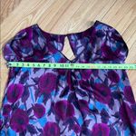 Kenar Purple and Pink Cap Sleeve Blouse with Pleated Details Photo 6