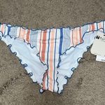 Salt Life Striped  Bikini Bottom with Ruffle Trim Photo 0