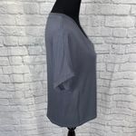 Z Supply women S v-cut short sleeve loose fit top grey Photo 4