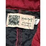 Habitat  Corduroy Quilted Womens XL Sleeveless Button Front Vest Jacket Photo 2