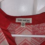 Faith and joy  Semi Sheer‎ V Neck Blouse Size M Photo 2