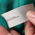 Old Navy  Womens Sheer Button Down Blouse Shirt Top Striped Teal White Small Photo 7