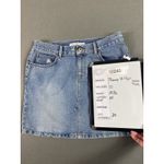 Tommy Hilfiger Denim Mini Skirt Womens 31x15 Blue Size Tag 10 Photo 11