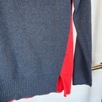 Fox Racing Identified Bold Color Block Sweater Motocross Grunge Logo Size Small Pink Photo 4