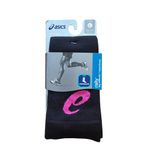 ASICS Unisex Black Pink Rally Leg Sleeves Size Large NEW NWT Photo 1