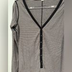 Lululemon Awesoma Henley Hyper Stripe Size 8 Photo 3
