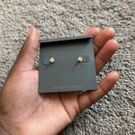 Argento Vivo Sterling Silver Pearl Earrings Gold Photo 3