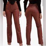 House Of CB NWT House of CB Inaya High Waist Faux Leather Trousers Pants Sz XS $198 Photo 8