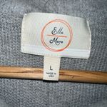 Anthropologie NWOT  Ella Mara Sweatshirt‎ Top Gray Womens Size Largee Photo 5