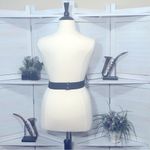 Hot Topic NWT gothic goth studded basket weave black wide vegan leather belt M L Photo 1