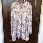 Free People EUC  Snap Out Of It Floral Gauze Mini Dress / Tunic Top Medium Photo 8
