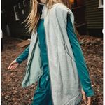 Free People NWT Slalom Reversible Fleece in Wintergreen Photo 4