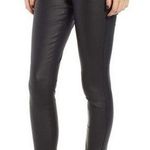 NWT Tinsel Coated Skinny Jeans Faux leathery Pant Black High Rise Size 27 Photo 0