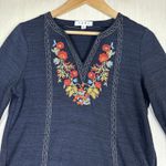 Anthropologie  THML Womens Dress Sz S Embroidered Floral Boho Bell Sleeves Photo 1