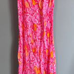 J.Crew Women's Bright Floral w/ Oranges Sleeveless Slip Sundress Photo 0
