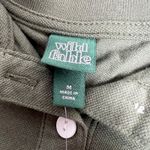 Wild Fable Women's Olive Green Short Sleeve Cropped Polo T-Shirt - Medium - NWT Photo 1