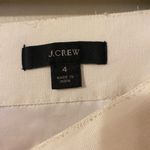 J.Crew White and Red Flowers Floral Embellished Midi Pencil Skirt Size 4 Photo 2