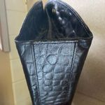 Croc Embossed Coastal Cowgirl Vintage Quiet Luxury Minimalist Western Bag Black Photo 4