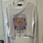 The Vintage Shop The Vinyl Icons Crop Top Size Medium  Photo 0