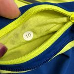 Lululemon Run Inspire Crops II Blue Yellow Photo 7